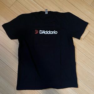 D’Adarrio guitar string t-shirt black Medium M